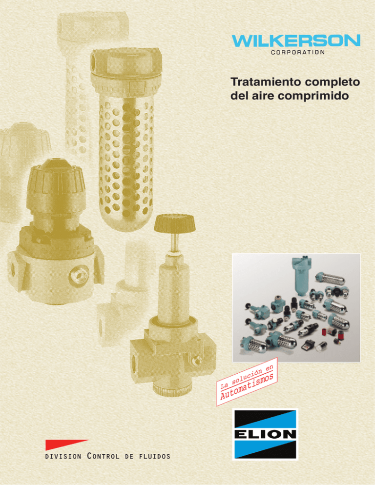 Tratamiento Completo Del Aire Comprimido