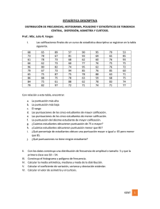 Ejercicio Resuelto De Estadc Adstica Descriptiva