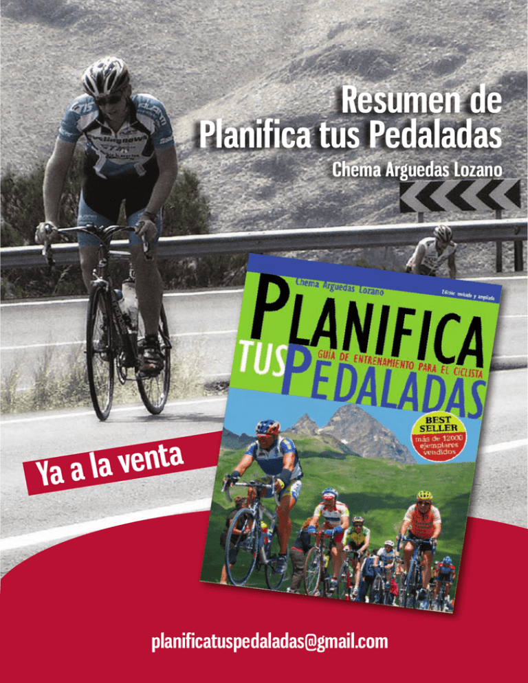 Resumen De Planifica Tus Pedaladas