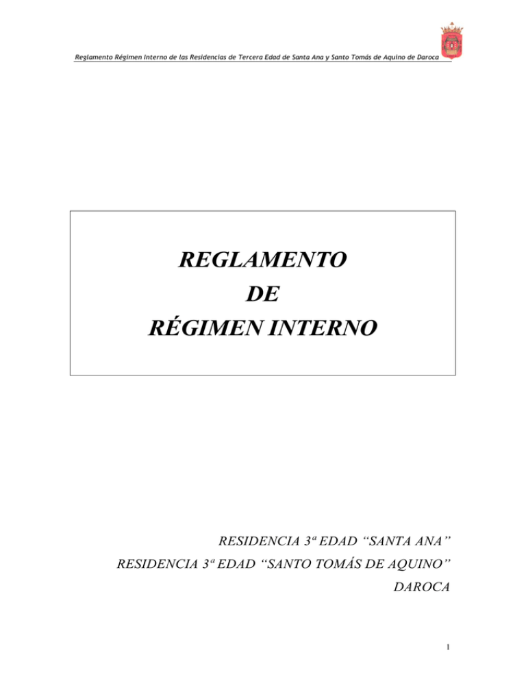 Reglamento De R Gimen Interno