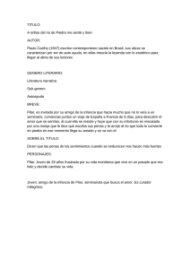 TITULO: A orillas del rio de Piedra me senté y llore AUTOR: