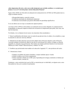Adaptaciones en la escolarización de un niño inmigrante