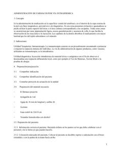 Administración Intradérmica: Protocolo Enfermería