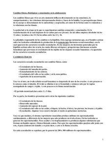 Adolescencia y sexualidad