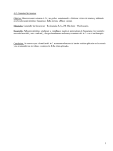 AO (Amplificador Operacional). Sumador No Inversor