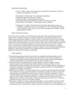 Apoyos para avanzar hacia una situación sin exclusiones