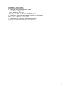 Aprenentatge motor # Aprendizaje motor