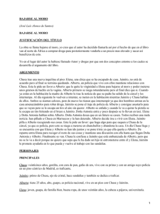 BAJARSE AL MORO JUSTIFICACIÓN DEL TÍTULO (José Luís Alonso de Santos)