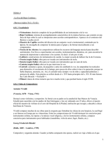 Música Barroca: Guía de Estudio de la Era del Bajo Continuo