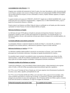 LOS BORBONES ESPAÑOLES