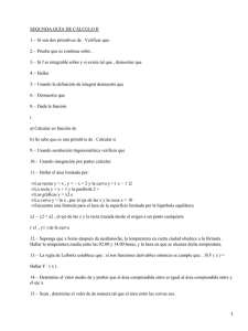 SEGUNDA GUÍA DE CÁLCULO II