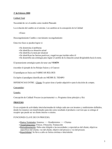 1º de Febrero 2000 Calidad Total