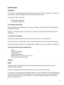 Capacidades físicas individuales