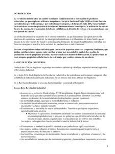 Causas y consecuencias de la Revolución Industrial