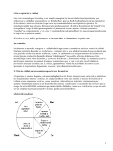 Ciclo o espiral de Demming