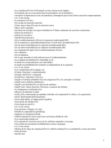 La consideraciÃ³n de la PsicologÃ-a como ciencia social implica •