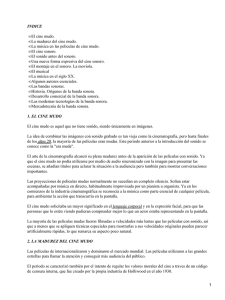 Cine mudo y sonoro