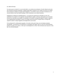 Circuito RLC (Resistance, Inductance, Capacitance)