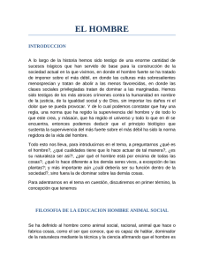 Concepciones del hombre antropológico