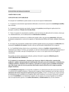 Concepto de contabilidad