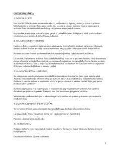CONDICIÓN FÍSICA. 1. INTRODUCCIÓN.