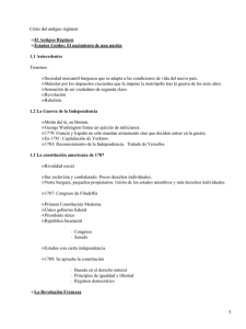 Crisis del antiguo régimen Tenemos: El Antiguo Régimen