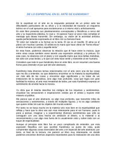 Análisis de 'De lo espiritual en el arte' de Kandinsky