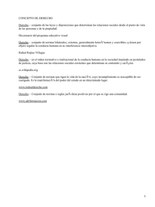 Definiciones de derecho