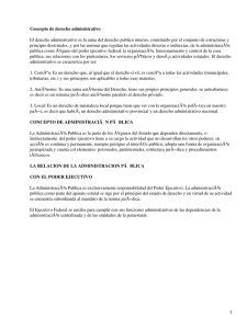 Concepto de derecho administrativo