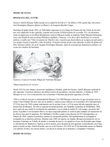 Desde mi celda; Gustavo Adolfo Bécquer