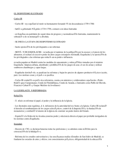 Despostismo Ilustrado en España