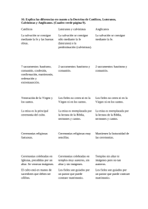 Diferencias entre religiones cristianas