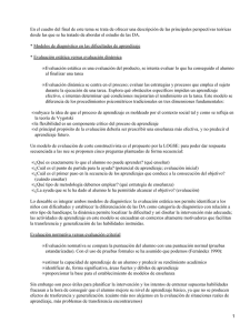 Dificultades de aprendizaje. Modelos explicativos