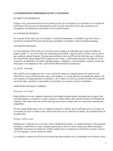 Dimensiones Primordiales de la Sociedad: Análisis Sociológico