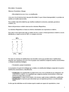 Diversidad y Taxonomía