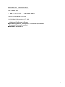 Material del Curso Biblioteconomía y Documentación, 1999