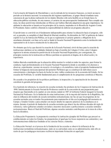Educación en la época de Porfiriato