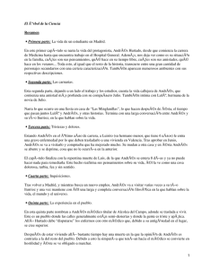 El Ã”rbol de la Ciencia Primera parte: Resumen •