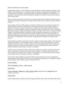 BREVE RESUMEN DE EL DICTADOR