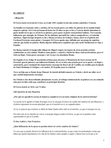 EL GRECO Biografia •