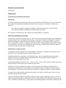 El hombre en busca de sentido Primera Parte: (viktor kraft)