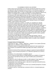 EL HOMBRE EN BUSCA DE SENTIDO