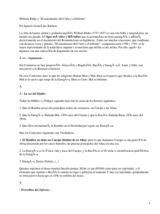 El matrimonio del Cielo y el Infierno; William Blake
