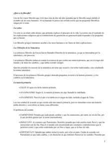 ¿Qué es la filosofía?