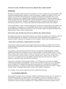 El mundo pagano en el origen del cristianismo