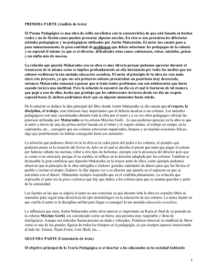El poema pedagógico; Antón Makarenko