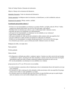 Elementos del laboratorio