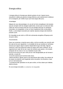 Energia eòlica