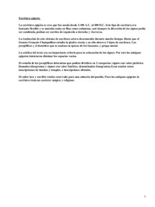 Escritura egipcia