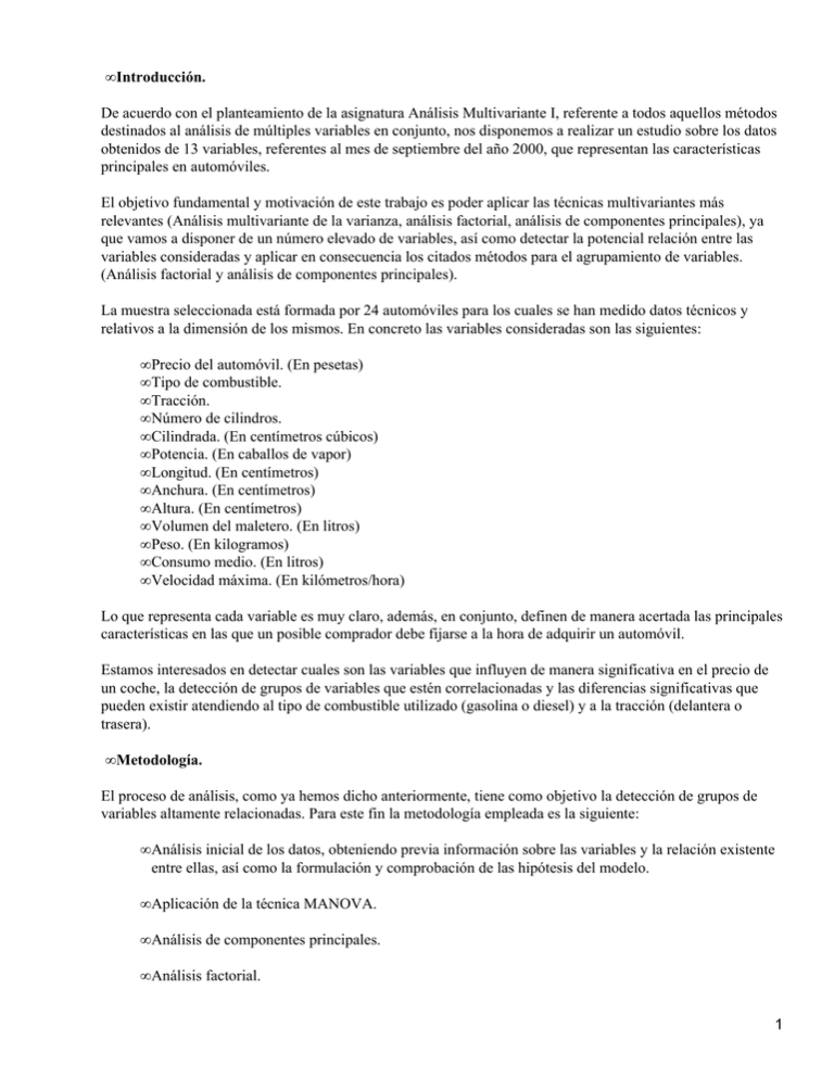 Estad stica Multivariante